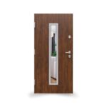 Drzwi GERDA SELECT.HANOVER 5 (NS5) , 90E, Lewe, Otwierane do wewnątrz, Dąb szlachetny, Szyba mira star, BLOK Z, DUOTHERM 75, Dąb szlachetny, Próg aluminiowy z uszczelką, Zestaw mont. oścież. - obrazek 2