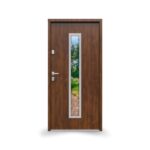 Drzwi GERDA SELECT.HANOVER 5 (NS5) , 90E, Lewe, Otwierane na zewnątrz, Dąb szlachetny, Szyba mira star, BLOK Z, DUOTHERM 75, Dąb szlachetny, Próg aluminiowy z uszczelką, Zestaw mont. oścież.