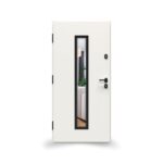 Drzwi GERDA SELECT.HANOVER 5B (NS5B) , 90E, Lewe, Otwierane do wewnątrz, Biały, Szyba mira star, BLOK Z, DUOTHERM 75, Biały, Próg aluminiowy z uszczelką, Zestaw mont. oścież. - obrazek 2