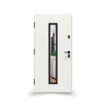 Drzwi GERDA SELECT.HANOVER 5B (NS5B) , 90E, Prawe, Otwierane do wewnątrz, Biały, Szyba mira star, BLOK Z, DUOTHERM 75, Biały, Próg aluminiowy z uszczelką, Zestaw mont. oścież. - obrazek 2