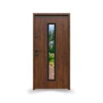 Drzwi GERDA SELECT.HANOVER 5B (NS5B) , 90E, Prawe, Otwierane na zewnątrz, Dąb szlachetny, Szyba mira star, BLOK Z, DUOTHERM 75, Dąb szlachetny, Próg aluminiowy z uszczelką, Zestaw mont. oścież.