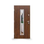 Drzwi GERDA SELECT.MILANO 8 (NS1) , 90E, Prawe, Otwierane do wewnątrz, Dąb szlachetny, Szyba mira star, BLOK Z, DUOTHERM 75, Dąb szlachetny, Próg aluminiowy z uszczelką, Zestaw mont. oścież. - obrazek 2