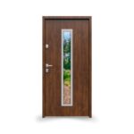 Drzwi GERDA SELECT.MILANO 8 (NS1) , 90E, Prawe, Otwierane na zewnątrz, Dąb szlachetny, Szyba mira star, BLOK Z, DUOTHERM 75, Dąb szlachetny, Próg aluminiowy z uszczelką, Zestaw mont. oścież.