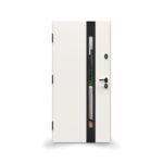 Drzwi GERDA SELECT.MILANO 8B (NS1B) , 90E, Prawe, Otwierane na zewnątrz, Biały, Szyba mira star, BLOK Z, DUOTHERM 75, Biały, Próg aluminiowy z uszczelką, Zestaw mont. oścież. - obrazek 2