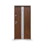 Drzwi GERDA SELECT.MILANO 9 (NS2) , 90E, Prawe, Otwierane do wewnątrz, Dąb szlachetny, Szyba mira star, BLOK Z, DUOTHERM 75, Dąb szlachetny, Próg aluminiowy z uszczelką, Zestaw mont. oścież.