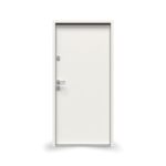 Drzwi GERDA SELECT.PŁASKIE (W00) , 90E, Lewe, Biały, BLOK Z, DUOTHERM 75, Biały, Próg aluminiowy z uszczelką, Zestaw mont. oścież.