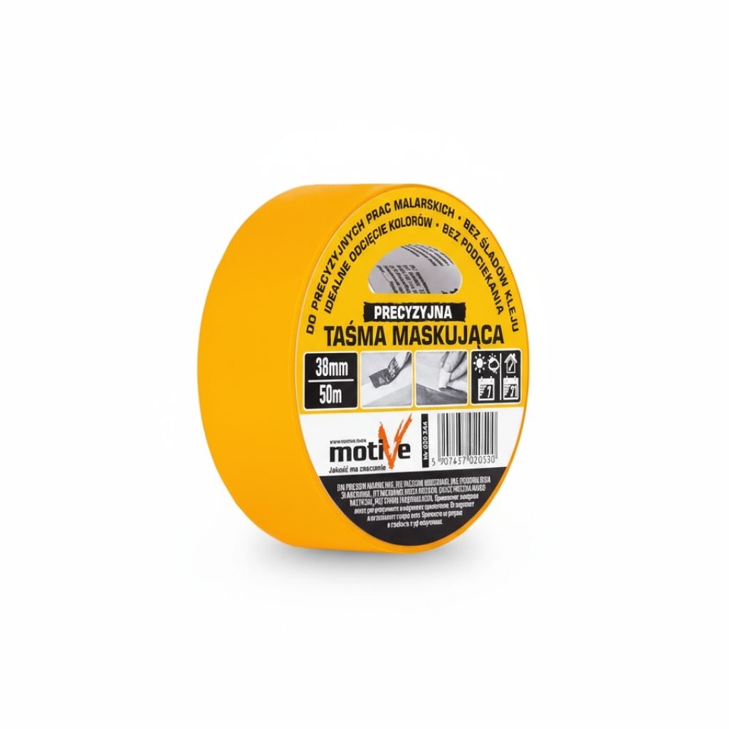 mega-budowlany-sklep-remont-tasma-mask-precyzyjna-38mm-50m-motive-sklep-budowlany-malarskie TAŚMA MASK PRECYZYJNA 38mm/50m MOTIVE - obrazek 1