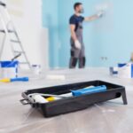 ZESTAW MALARSKI DO EMULSJI nr 31 (pędzel do emulsji 1,5", wkład girpaint 10cm, kuweta 16/28cm, uchwyt malarski 27cm) - obrazek 2