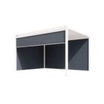 GERDA ROLETA ZIP SCREEN DO PERGOLI 3M ANTRACYT - obrazek 2