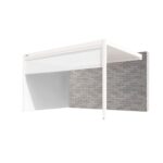 GERDA ROLETA ZIP SCREEN DO PERGOLI 4M BIAŁA - obrazek 3