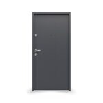 Drzwi GERDA SIMPLY PŁASKIE ANTRACYT ANODA SREBRNA