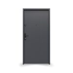 Drzwi GERDA SIMPLY PŁASKIE RC2 ANTRACYT ANODA CZARNA