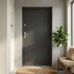Drzwi GERDA SIMPLY PŁASKIE RC2 ANTRACYT ANODA SREBRNA - obrazek 2