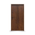 Drzwi GERDA SIMPLY TOKIO 1 INSERT INOX DĄB SZLACHETNY ANODA CZARNA