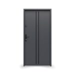 Drzwi GERDA SIMPLY TOKIO 1 RC2 INSERT INOX ANTRACYT ANODA CZARNA