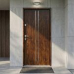 Drzwi GERDA SIMPLY TOKIO 1 INSERT INOX DAB SZLACHETNY ANODA SREBRNA - obrazek 2