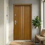 Drzwi GERDA SIMPLY TOKIO 1 RC2 INSERT INOX WINCHESTER ANODA SREBRNA - obrazek 2