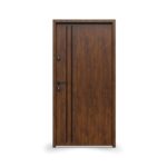 Drzwi GERDA SIMPLY TOKIO 2 INSERT INOX DĄB SZLACHETNY ANODA CZARNA