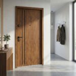 Drzwi GERDA SIMPLY TOKIO 2 INSERT INOX DĄB SZLACHETNY ANODA CZARNA - obrazek 2