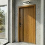 Drzwi GERDA SIMPLY TOKIO 2 RC2 INSERT INOX WINCHESTER ANODA CZARNA - obrazek 2