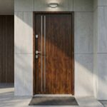 Drzwi GERDA SIMPLY TOKIO 2 INSERT INOX DĄB SZLACHETNY ANODA SREBRNA - obrazek 2