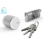 GERDA TEDEE PRO ZAMEK INTELIGENTNY + WKŁADKA SREBRNY