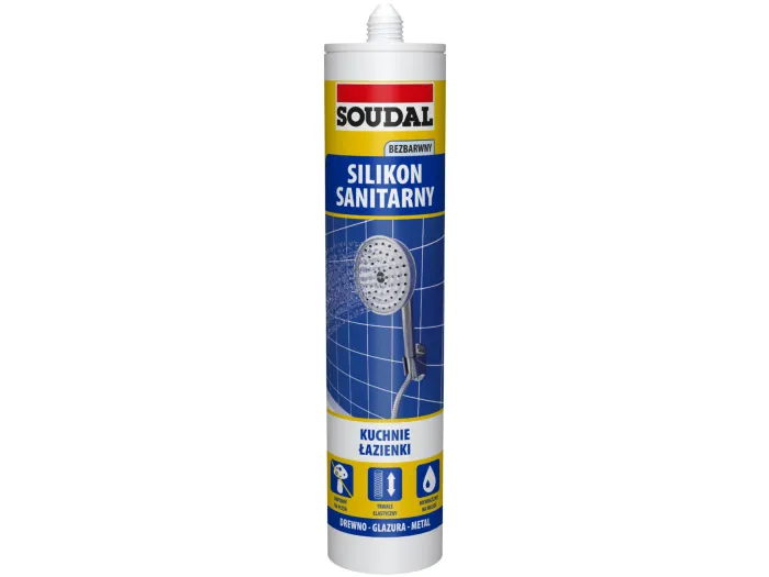 megabudowlany-soudal-silikon-sanitarny-bezbarwny-280ml-sklep-budowlany - Mega Budowlany