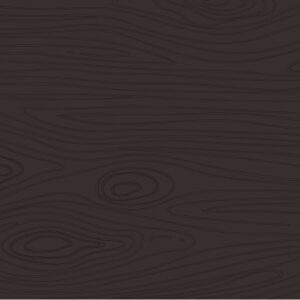 Dark brown wooden surface with visible grain and knot patterns (wood texture background).