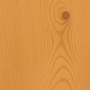 Close-up of a warm pine wood surface showing vertical grain lines and a knot near the top-right.