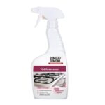 Spray bottle of degreaser cleaner with a stove image on the label.