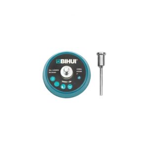 Blue BIHUI circular power tool with a control dial and a separate metal bit accessory.