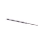 Silver drill bit with a diamond-coated cylindrical grinding tip on a metal shank