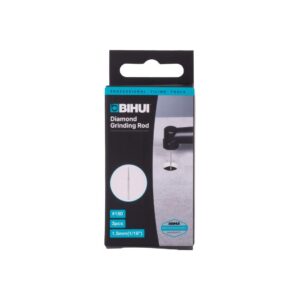 Diamond grinding rods pack: three #150 grit rods (1.5 mm/1/16") for tile edging and polishing, in black-blue box labeled BIHUI Professional.
