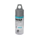 Bihui diamond hole saw in a clear plastic tube with a gray ribbed cap and 8mm size label.